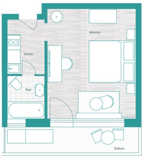 Livingroom Mathildenhoehe Darmstadt Exteriör bild